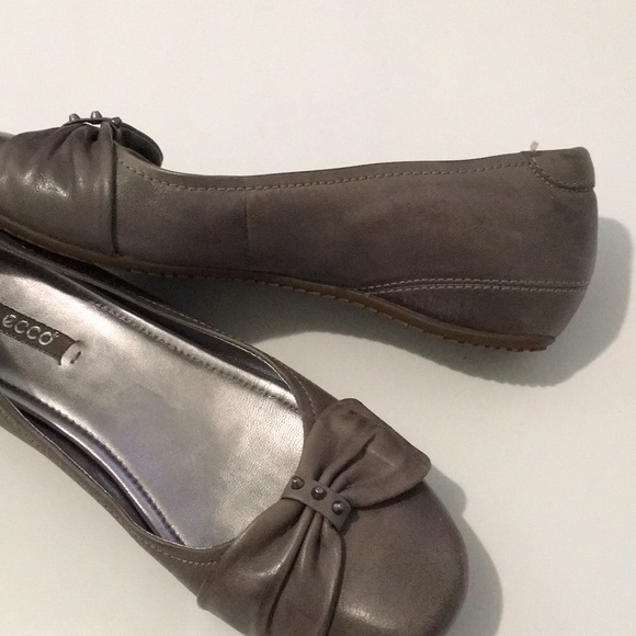 Ecco women’s shoes -slight wedge heel size 40 grey - Picture 4 of 5